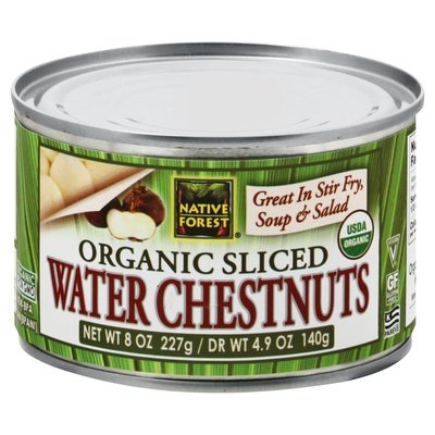 Native Forest Sliced Water Chestnuts 6/8 Oz [UNFI #33891]