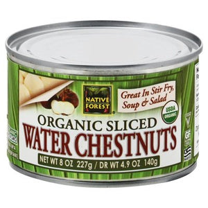 Native Forest Sliced Water Chestnuts 6/8 Oz [UNFI #33891]