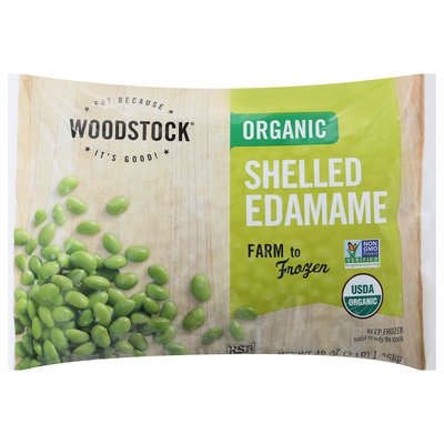 Woodstock Edamame Shelled 6/3 Lb [UNFI #71576]