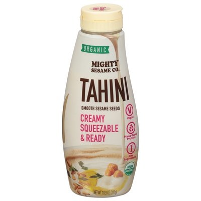Mighty Sesame Co Fine Sesame Tahini/Crmysqzble 8/10.9 Oz [UNFI #60860]