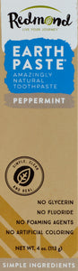Redmond Clay Earth Paste Peppermint 4 Oz [UNFI #51500] T