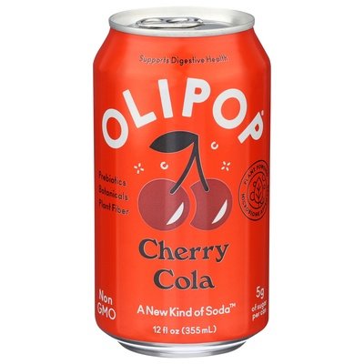 Olipop Cherry Cola Soda 12/12 Oz [UNFI #17959] T