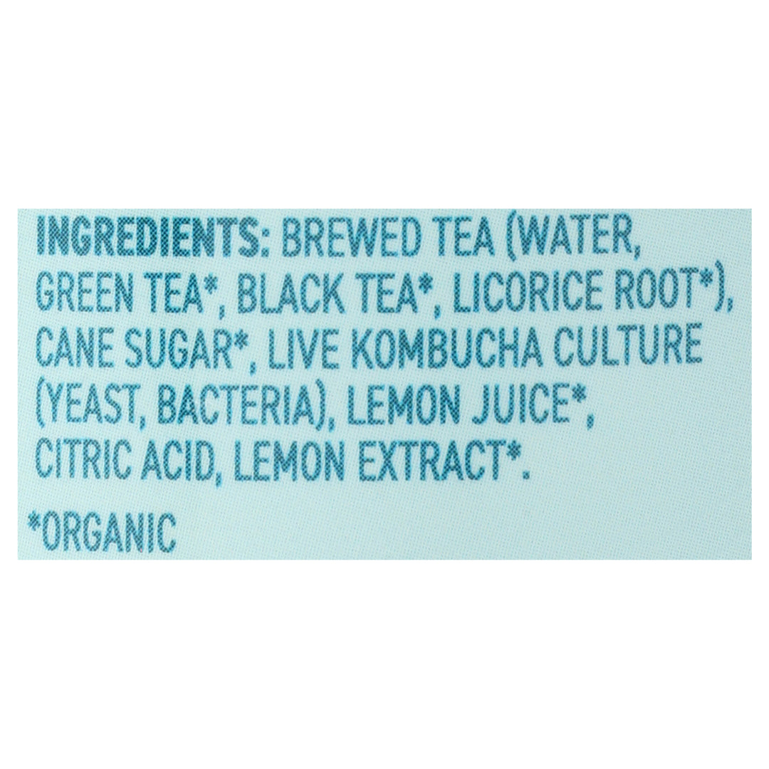 Brew Dr Kombucha Lemonade Tea Sipjoy 12/12 Oz [UNFI #58551]
