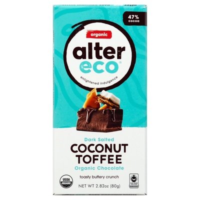 Alter Eco Dark Coconut Toffee 12/2.82 Oz [UNFI #20810]