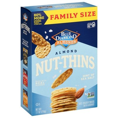 Blue Diamond Nut Thins Sea Salt 6/7.7 Oz [UNFI #48011]
