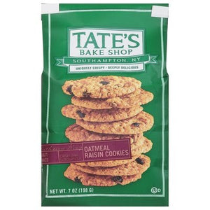 Tates Bake Shop Oatmeal Raisin 12/7 Oz [UNFI #24207]
