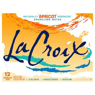 Lacroix Apricot 12-Pack 2/12/12 Oz [UNFI #31643] T