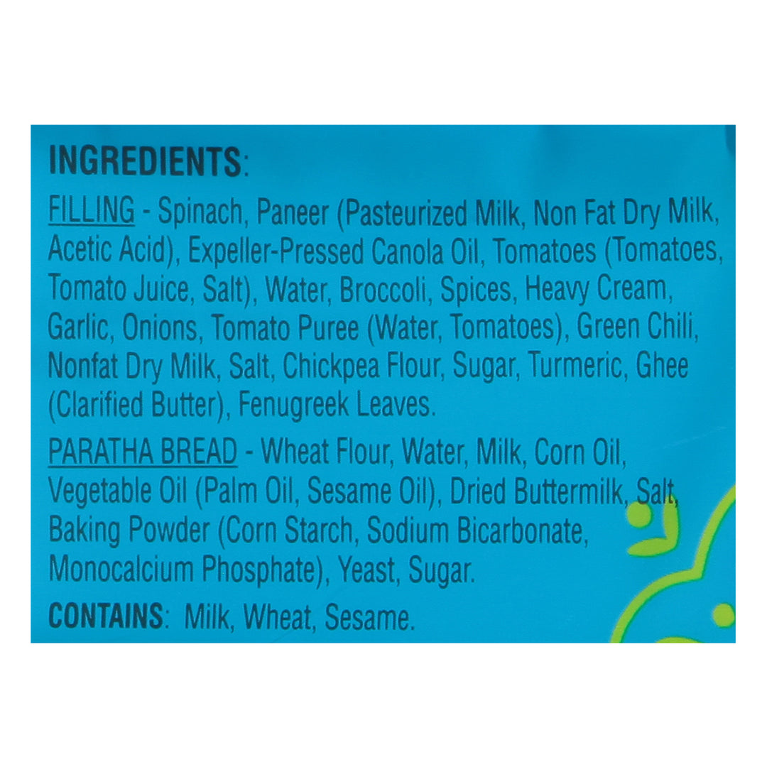 Deep Spinach Paneer 9/5 Oz [UNFI #14899]