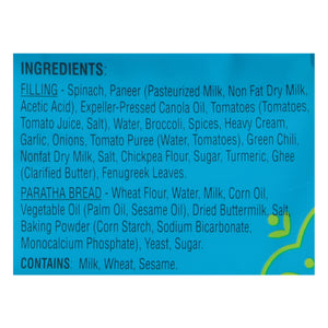 Deep Spinach Paneer 9/5 Oz [UNFI #14899]