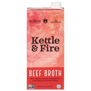 Kettle & Fire Beef Broth 8/32 Oz [UNFI #53178]