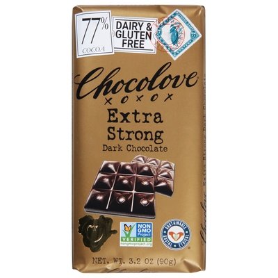 Chocolove Dark Extra Strong 12/3.2 Oz [UNFI #30396]