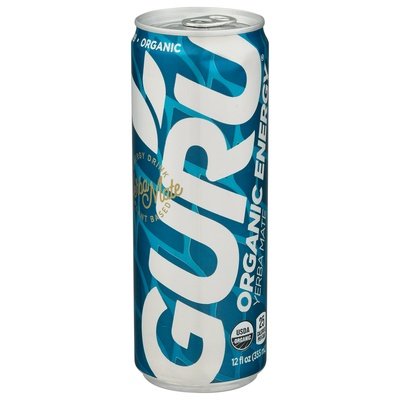 Guru Energy Drink Yerba Mate 24/12 Oz [UNFI #65672] T