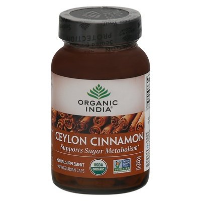 Organic India Cinnamon Capsules 90 Vcap [UNFI #23516] T