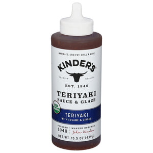 KinderS Organic Teriyaki Sauce Og2 6/15.5 OZ [UNFI #44617]
