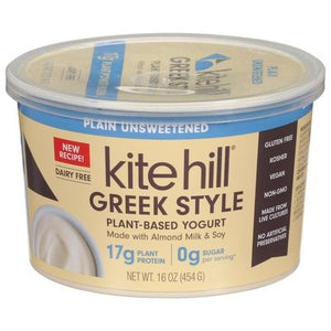 Kite Hill Yogurt,Greek,Plain Unsweetened 6/16 Oz [UNFI #01205]