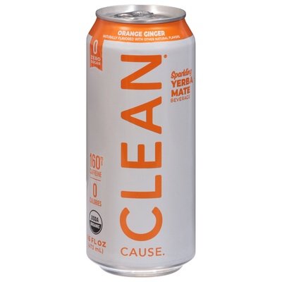 Clean Cause Orange Ginger 12/16 Oz [UNFI #62445] T