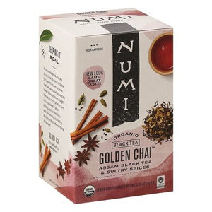 Numi Tea Golden Chai 6/18 Bag [UNFI #19381]