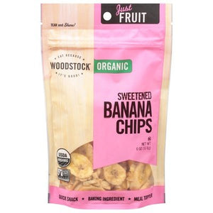 Woodstock Banana Chips Sweetened 8/6 Oz [UNFI #24978]