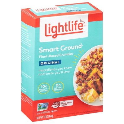 Lightlife Foods Smart Ground Orginal 8/12 Oz [UNFI #71096]