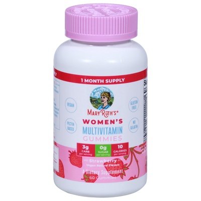 Mary Ruths Womens Mulitvitamin Gummies 60 Ct [UNFI #88646] T