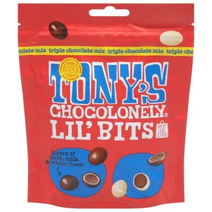 Tonys Chocolonely Lil Bits Triple Chocolate 8/4 Oz [UNFI #47839]