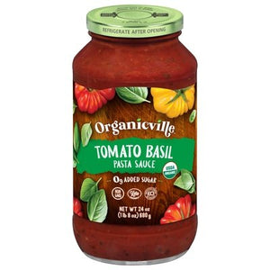 Organicville Pasta Tomato Basil 6/24 Oz [UNFI #71893]
