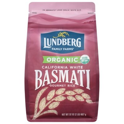 Lundberg Family Farms Rice White Basmati 6/2 Lb [UNFI #32910]