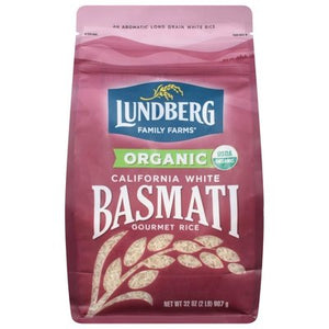 Lundberg Family Farms Rice White Basmati 6/2 Lb [UNFI #32910]