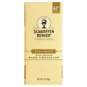 Scharffen Berger Semisweet Chocolate 62% Cacao 12/3 Oz [UNFI #88459]