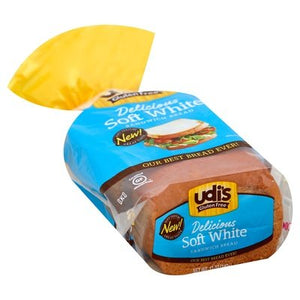 Udis Gluten Free Bread,Delicious White Gluten Free 8/12 Oz [UNFI #72054]