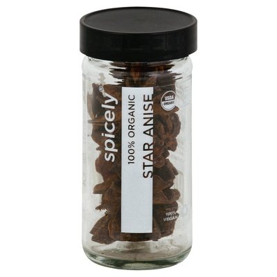 Spicely Organics Star Anise Whole 3/0.5 Oz [UNFI #13468]