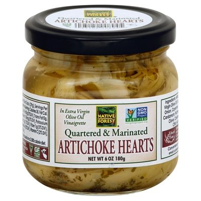 Native Forest Artick Hrt Quartered & Marinated 6/6.5 Oz [UNFI #23174]