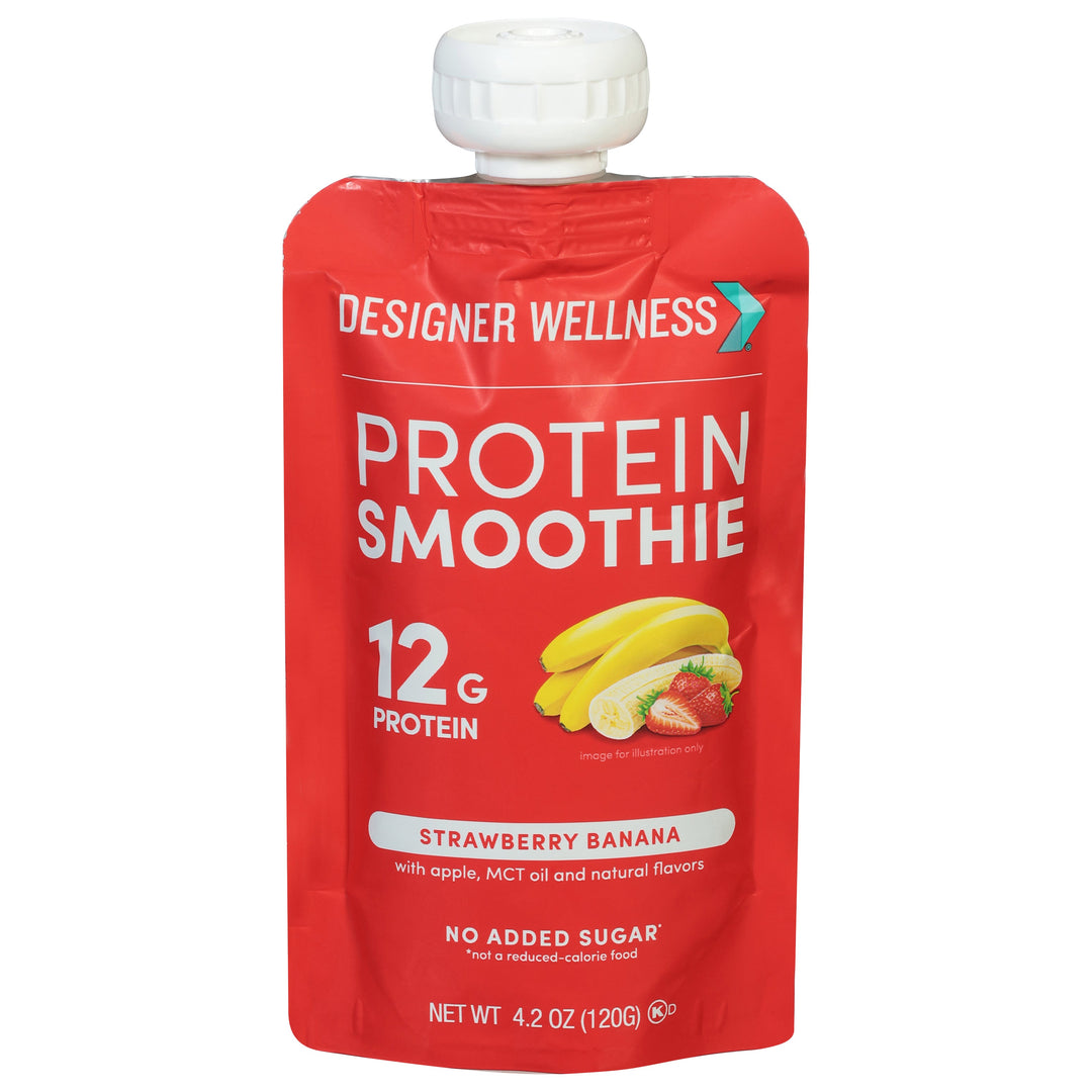 Designer Wellness Strawberry Banana Smoothie 6/4.2 OZ [UNFI #32150]