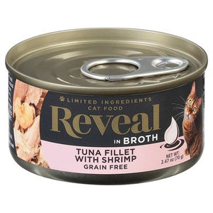 Reveal Tuna Fillet W/Shrimp In Broth 24/2.47 Oz [UNFI #16276] T