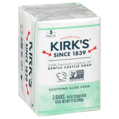 Kirks Soothing Aloe 3 Pack 1/3/4 Oz [UNFI #82324] T