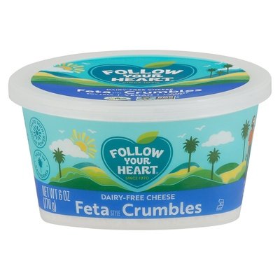 Follow Your Heart Feta Crumbles Dairy-Free 8/6 OZ [UNFI #69604]