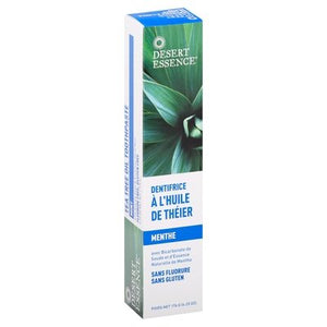 Desert Essence Toothpaste Tea Tree W/Mint 6.25 Oz [UNFI #55732] T