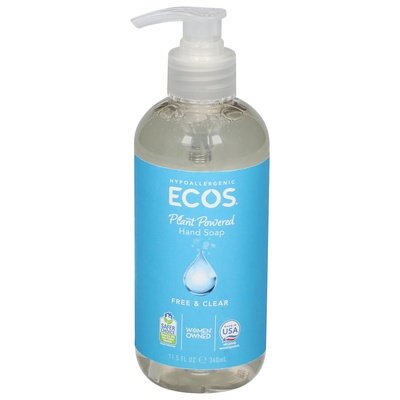 Ecos Hand Soap Free & Clear 6/11.5 Oz [UNFI #44485] T