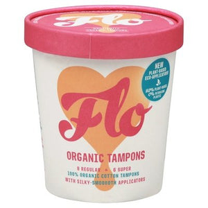 Flo Tampons,Eco-Applicator 12/14 Ct [UNFI #68987] T