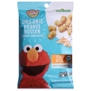 Earths Best Peanut Butter 6/2 Oz [UNFI #43722]
