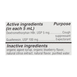 Genexa Cough Syrup Kids Blueberry 4 Oz [UNFI #48105] T
