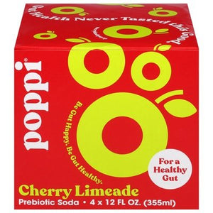 Poppi Cherry Limeade 6/4/12 Oz [UNFI #15375] T