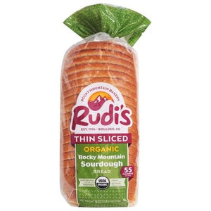Rudis Rocky Mountain Bakery Rocky Mountain Sourdough Thin Sliced 8/18 Oz [UNFI #29312]