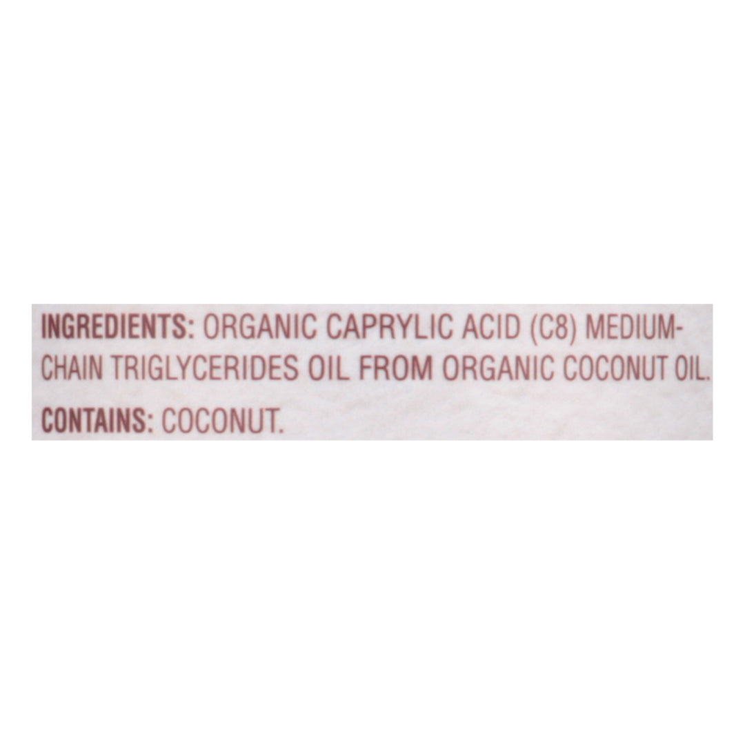 Nutiva Oil C8 Mct Coconut 12 Fz [UNFI #03556] T