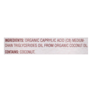 Nutiva Oil C8 Mct Coconut 12 Fz [UNFI #03556] T
