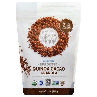 One Degree Organic Foods Quinoa Cacao 6/11 Oz [UNFI #18220]