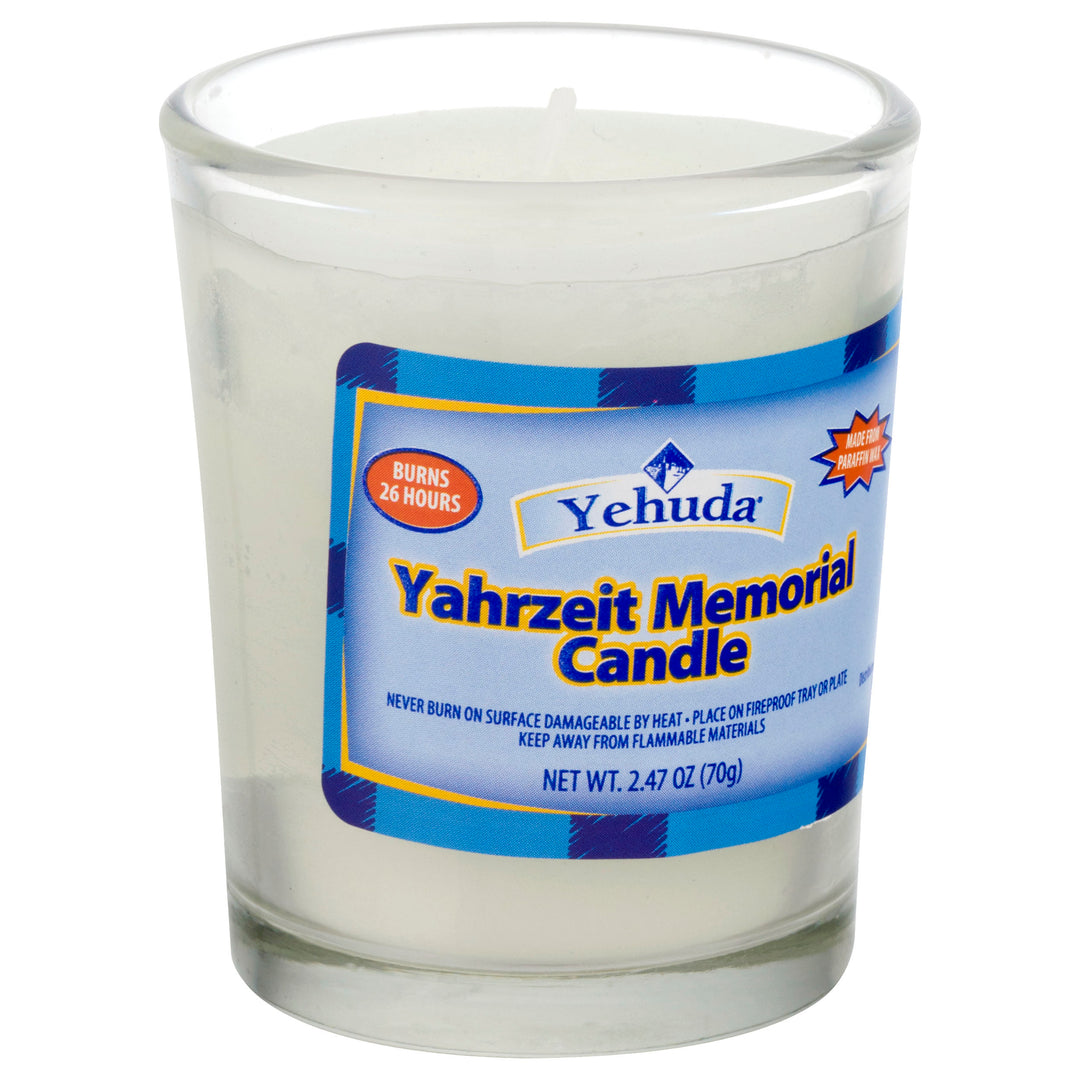 Yehuda Memorial Glass Tumblers 24/1 Ea [UNFI #85770] T