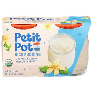 Petit Pot Rice Pudding,Vanilla,2Pk 4/8 Oz [UNFI #71294]