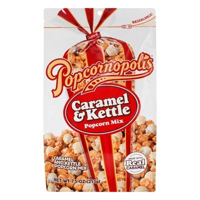 Popcornopolis Caramel And Kettle Popcorn 6/7.5 Oz [UNFI #74230]