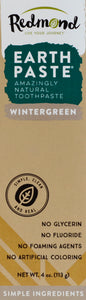 Redmond Clay Earth Paste Wintergreen 4 Oz [UNFI #51501] T